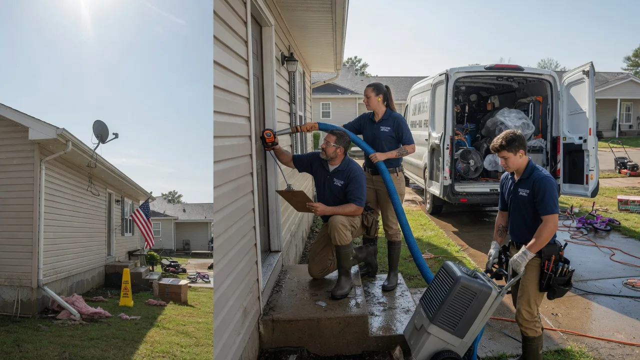 Ceiling Water Damage Restoration in Sterling, KS near me